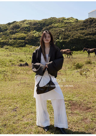 motorcycle leather coat