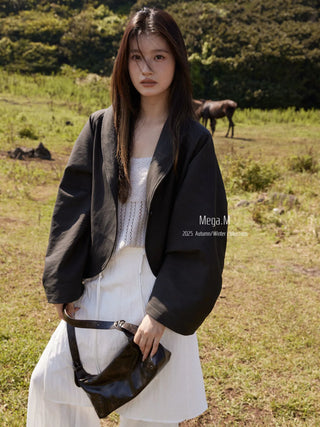 motorcycle leather coat