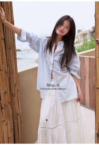 cotton linen cardigan