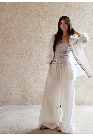 cotton linen cardigan