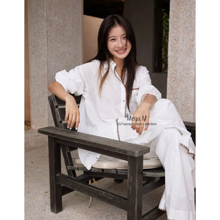 cotton linen cardigan