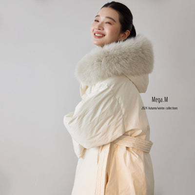 fur down jacket