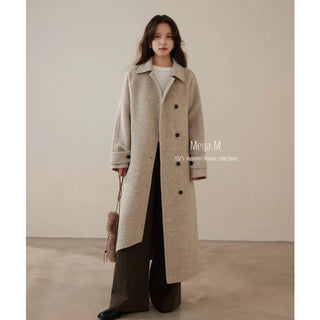 reversible wool coat