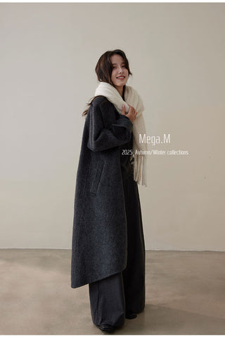 reversible wool coat