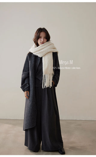reversible wool coat