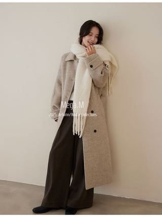 reversible wool coat