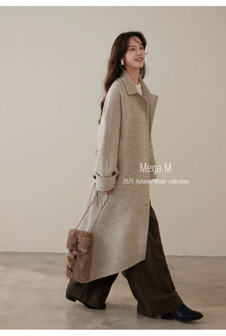 reversible wool coat