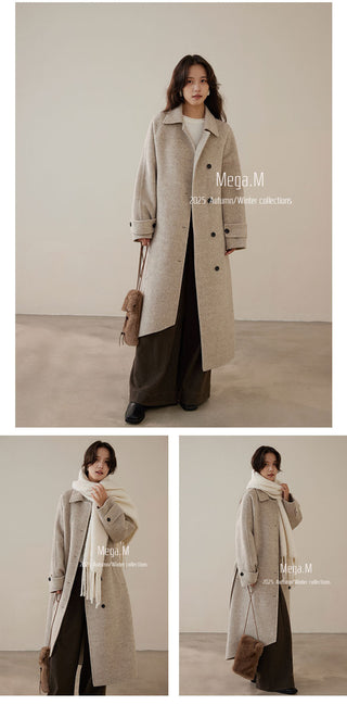 reversible wool coat