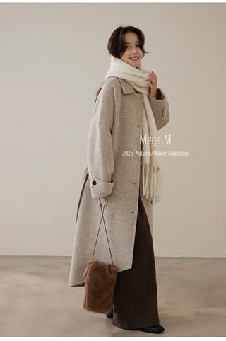 reversible wool coat