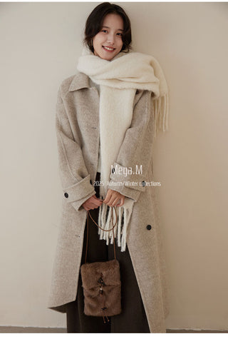 reversible wool coat
