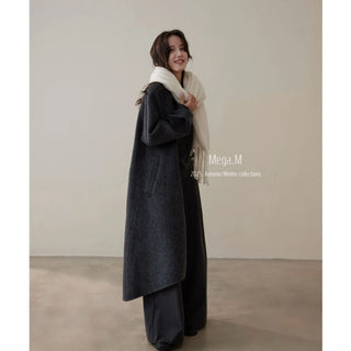 reversible wool coat