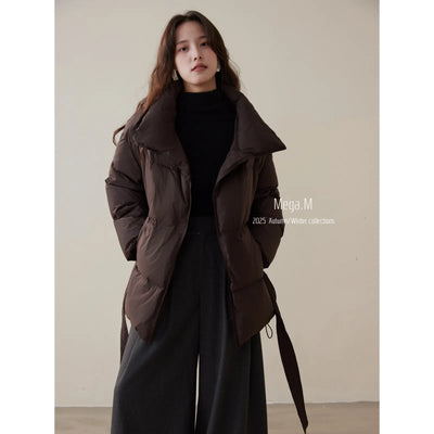lapel down jacket