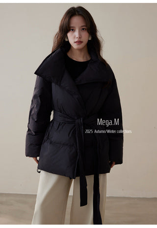 lapel down jacket