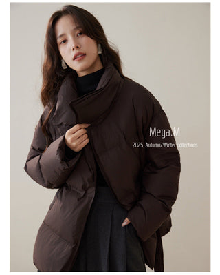 lapel down jacket