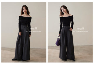 cashmere off-shoulder