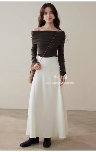 cashmere off-shoulder