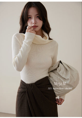 cashmere off-shoulder