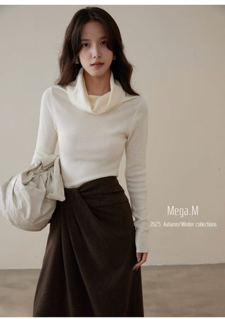 cashmere off-shoulder