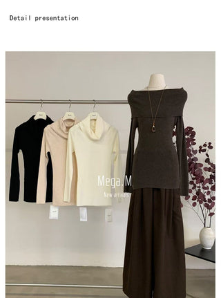 cashmere off-shoulder