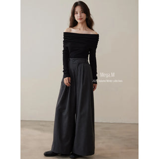 cashmere off-shoulder