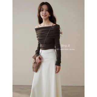 cashmere off-shoulder