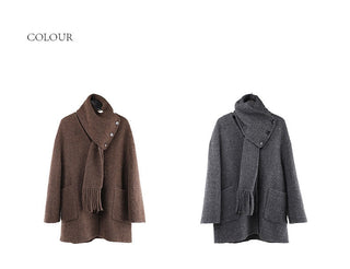 reversible wool coat