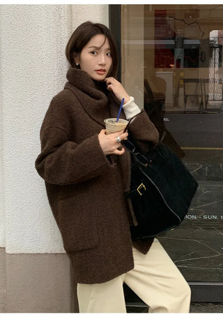 reversible wool coat