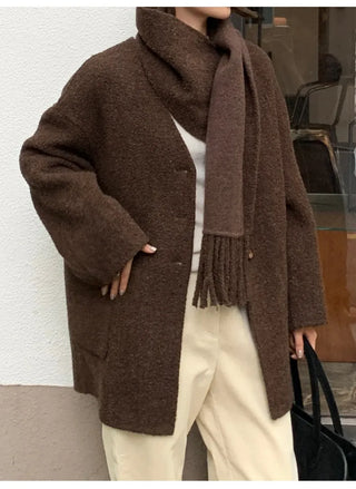 reversible wool coat