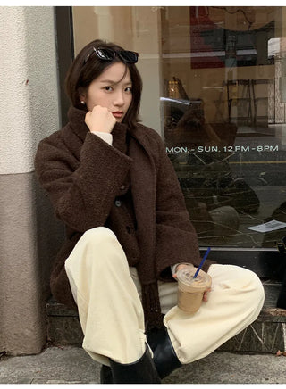 reversible wool coat