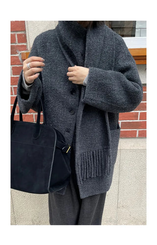 reversible wool coat