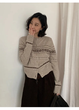 fair isle cardigan