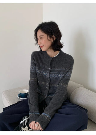 fair isle cardigan