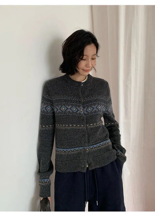 fair isle cardigan