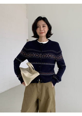 fair isle cardigan