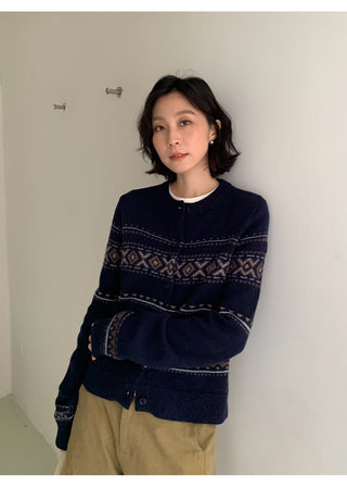 fair isle cardigan