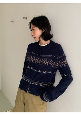 fair isle cardigan