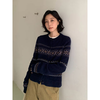 fair isle cardigan