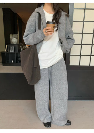 cardigan sweatpants set