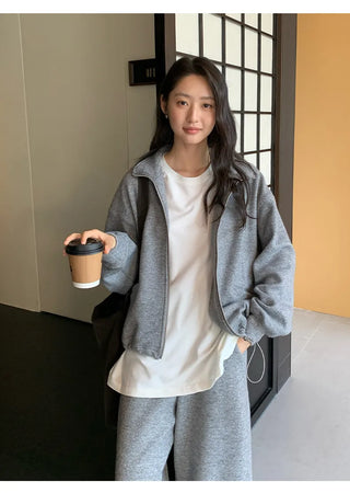 cardigan sweatpants set