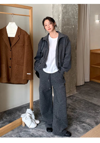 cardigan sweatpants set