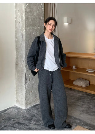 cardigan sweatpants set