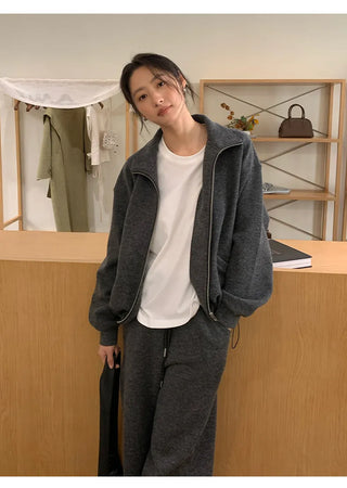 cardigan sweatpants set