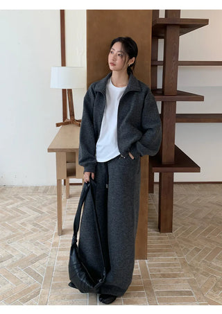 cardigan sweatpants set