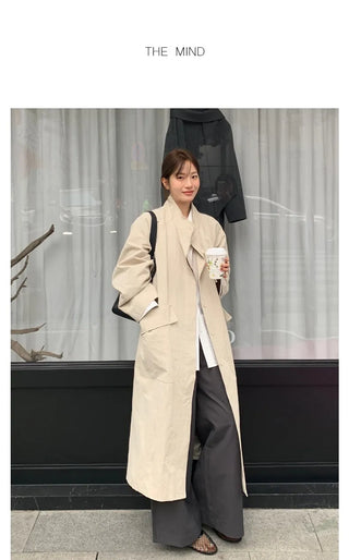 baggy trench coat