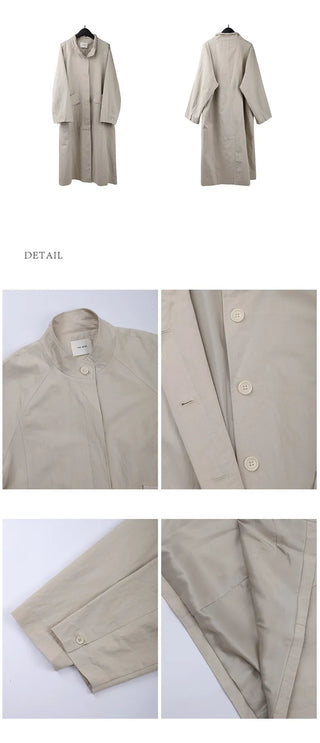baggy trench coat
