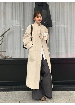 baggy trench coat