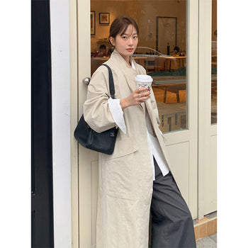 baggy trench coat