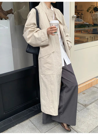 baggy trench coat