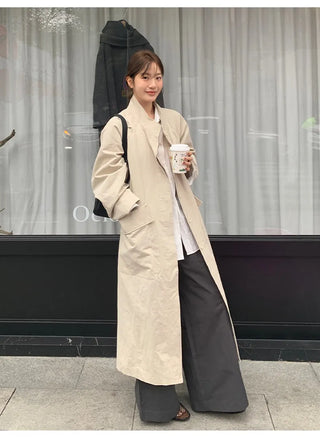 baggy trench coat