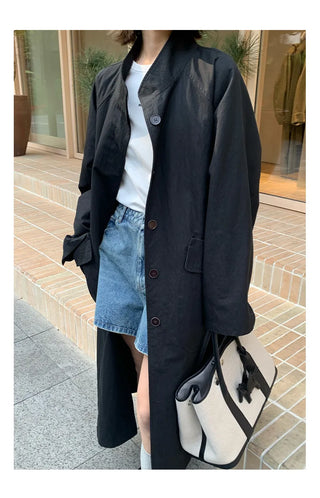 baggy trench coat